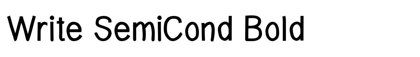 Write SemiCond Bold